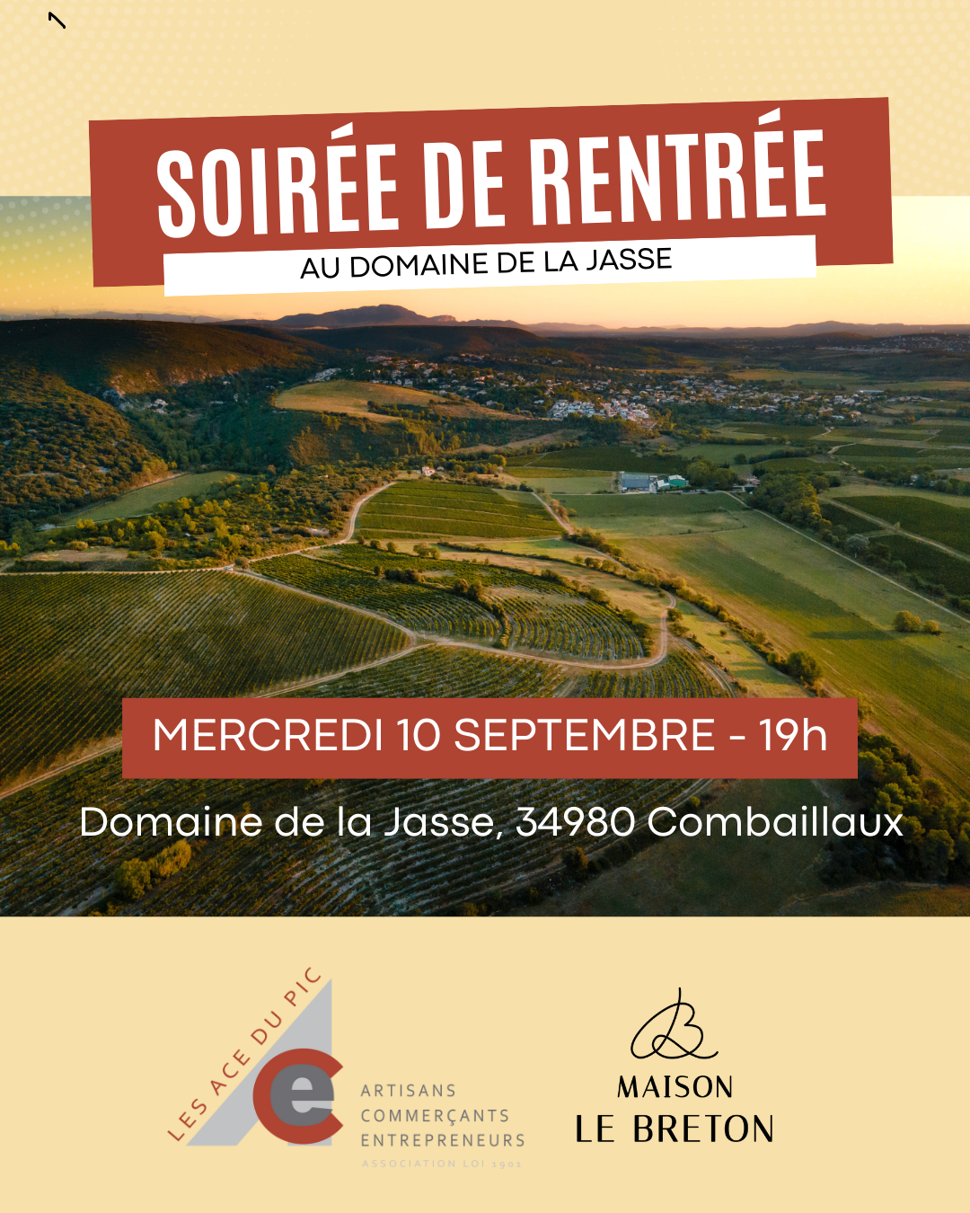 AFFICHE SOIREE RENTREE ACE 110924
