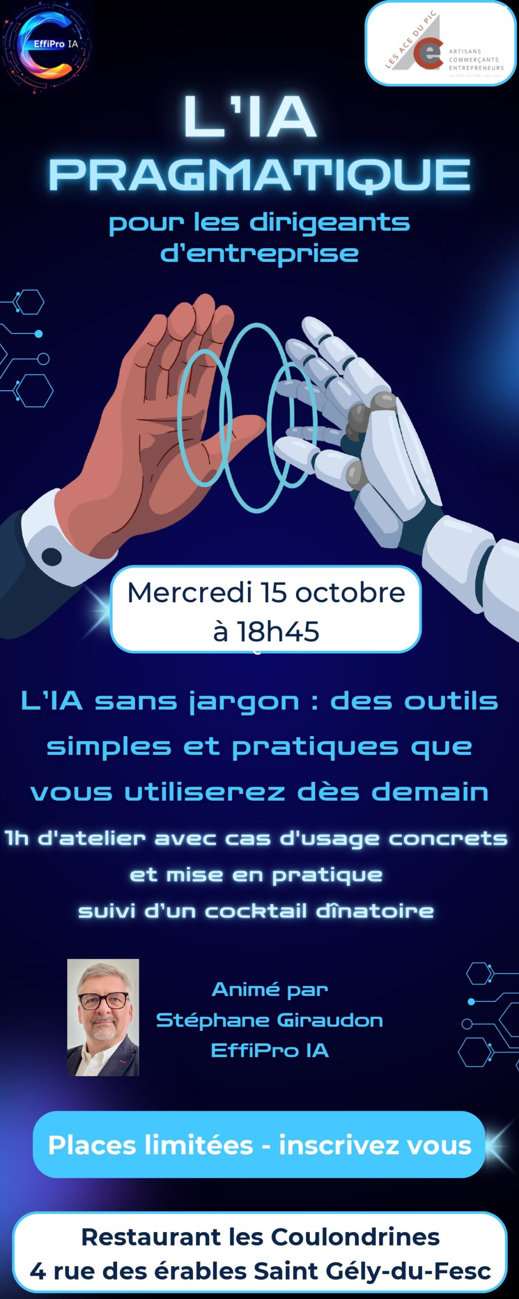 AFFICHE SOIREE RENTREE ACE 110924